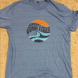 Short Sleeve Graphic Tee - Blue